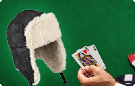 Don't run from winter. Stay home with PlayBlackjack.com