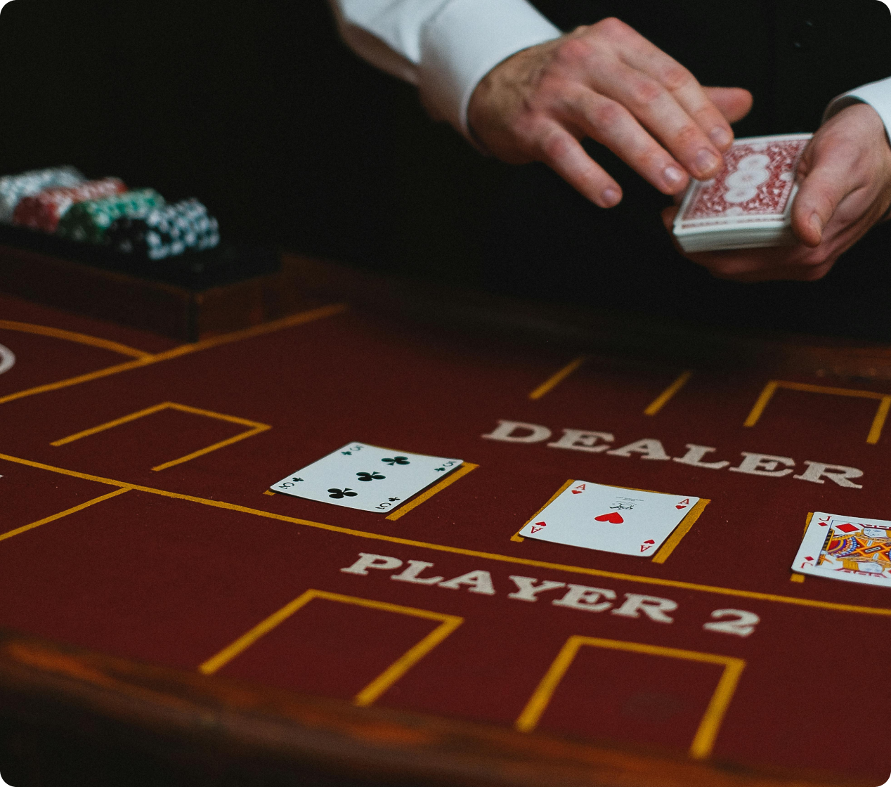 Play Blackjack Dealer and Table
