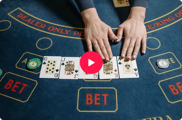 How to use the surrender in blackjack video tutorial