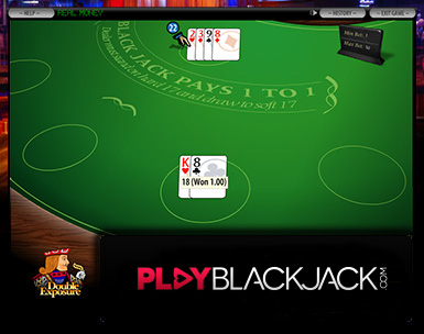 Play Online Double Exposure Blackjack for Free at PlayBlackjack.com